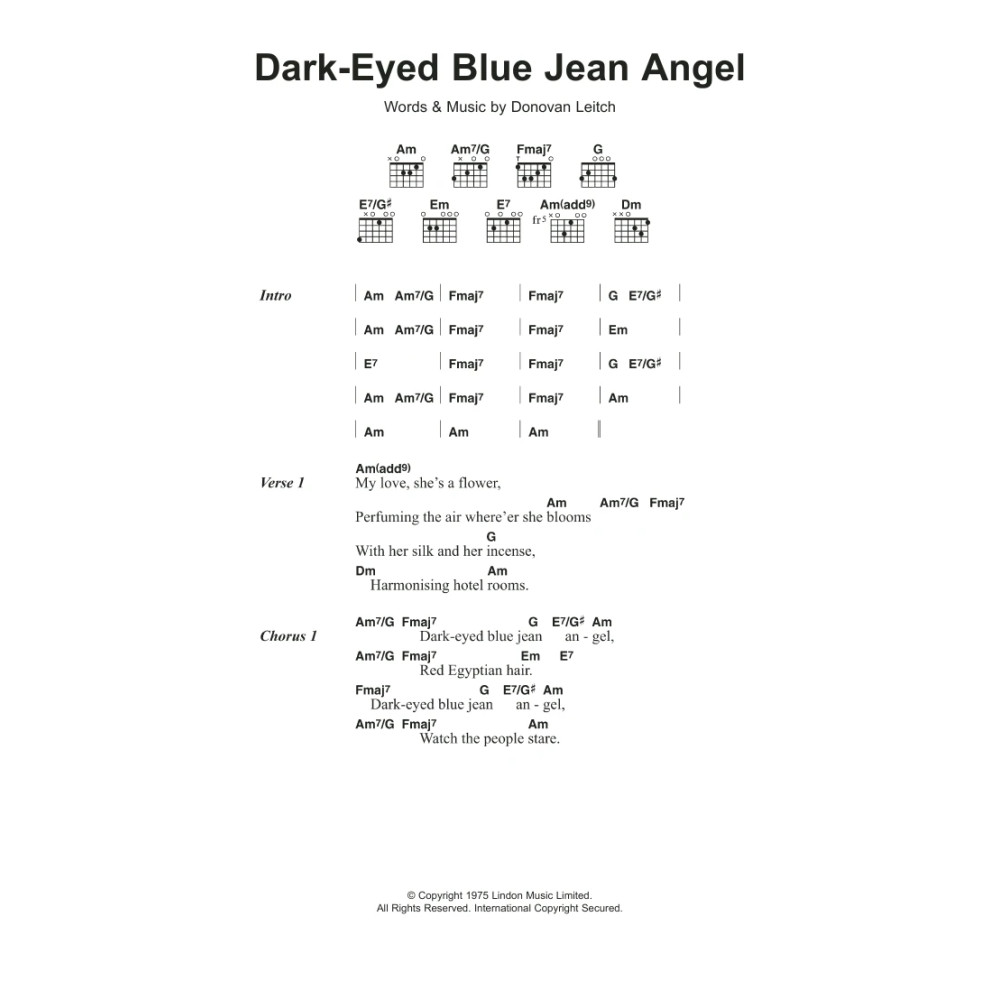 Dark Eyed Blue Jean Angel