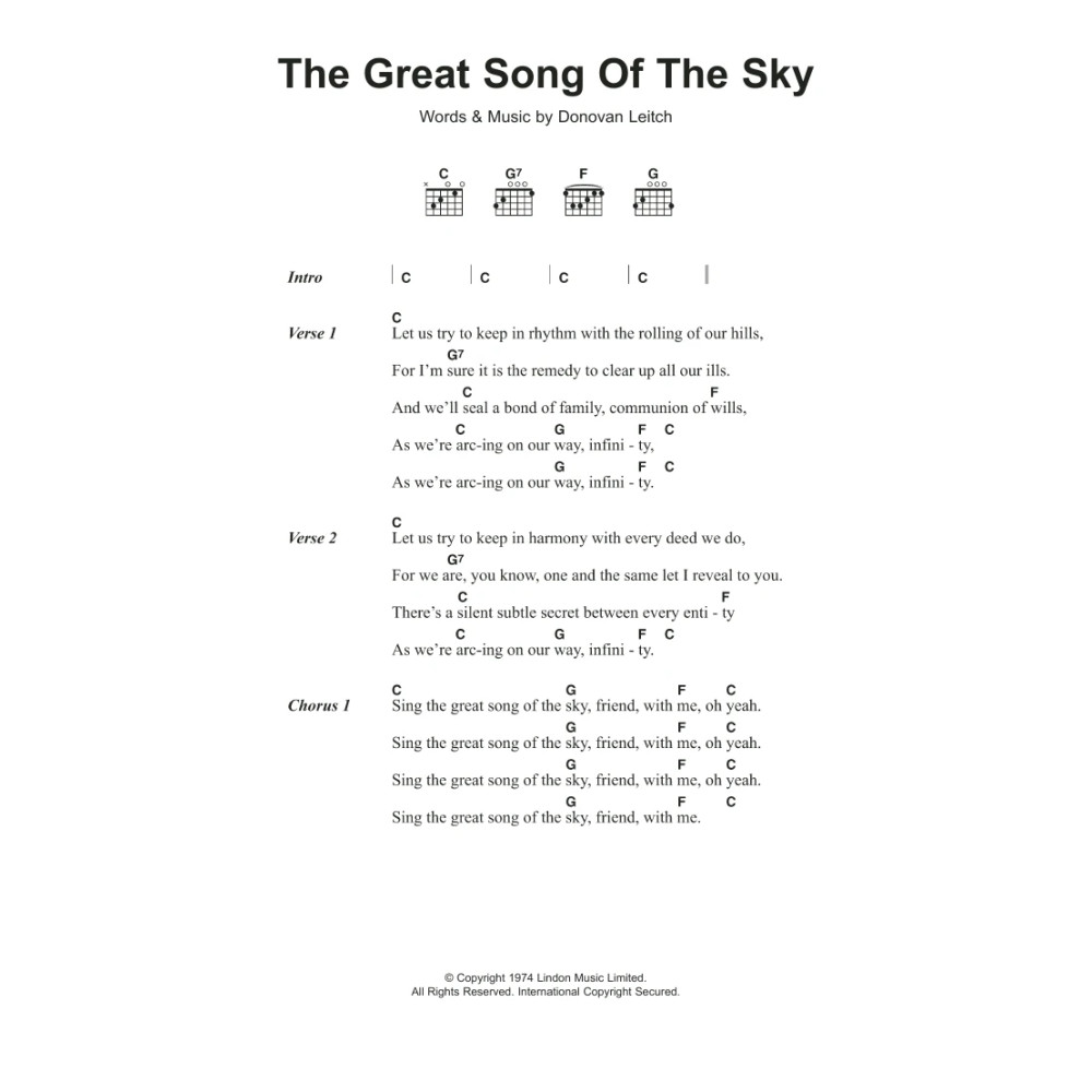 The Great Song Of The Sky