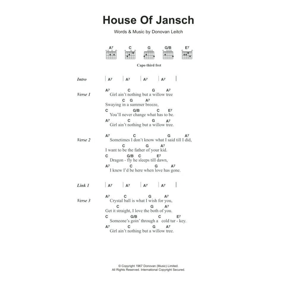 House Of Jansch