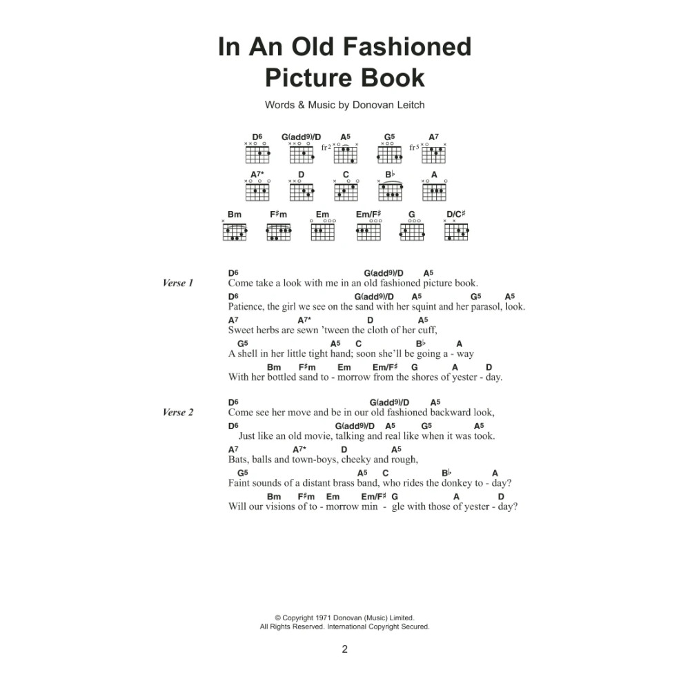 In An Old Fashioned Picture Book