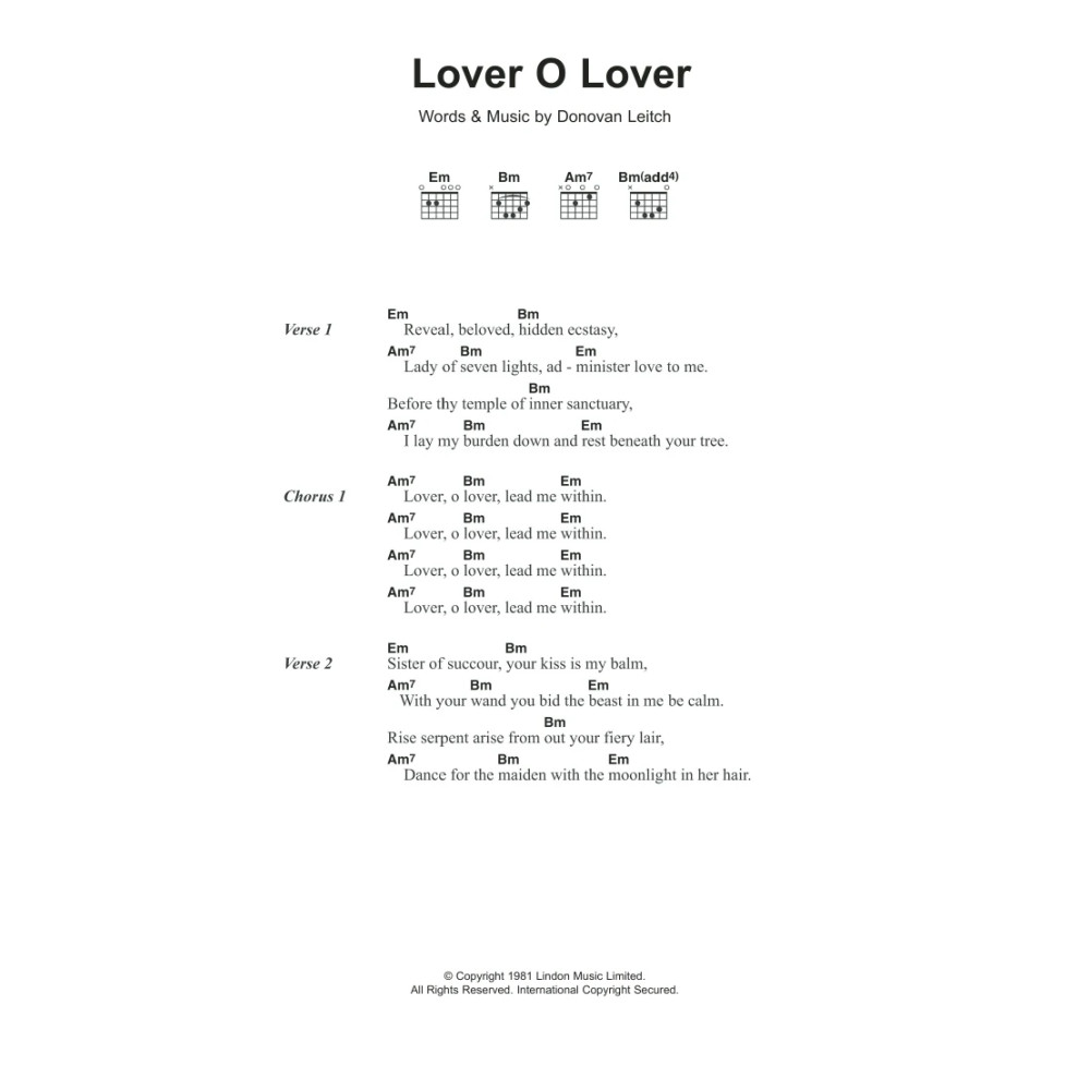 Lover O Lover