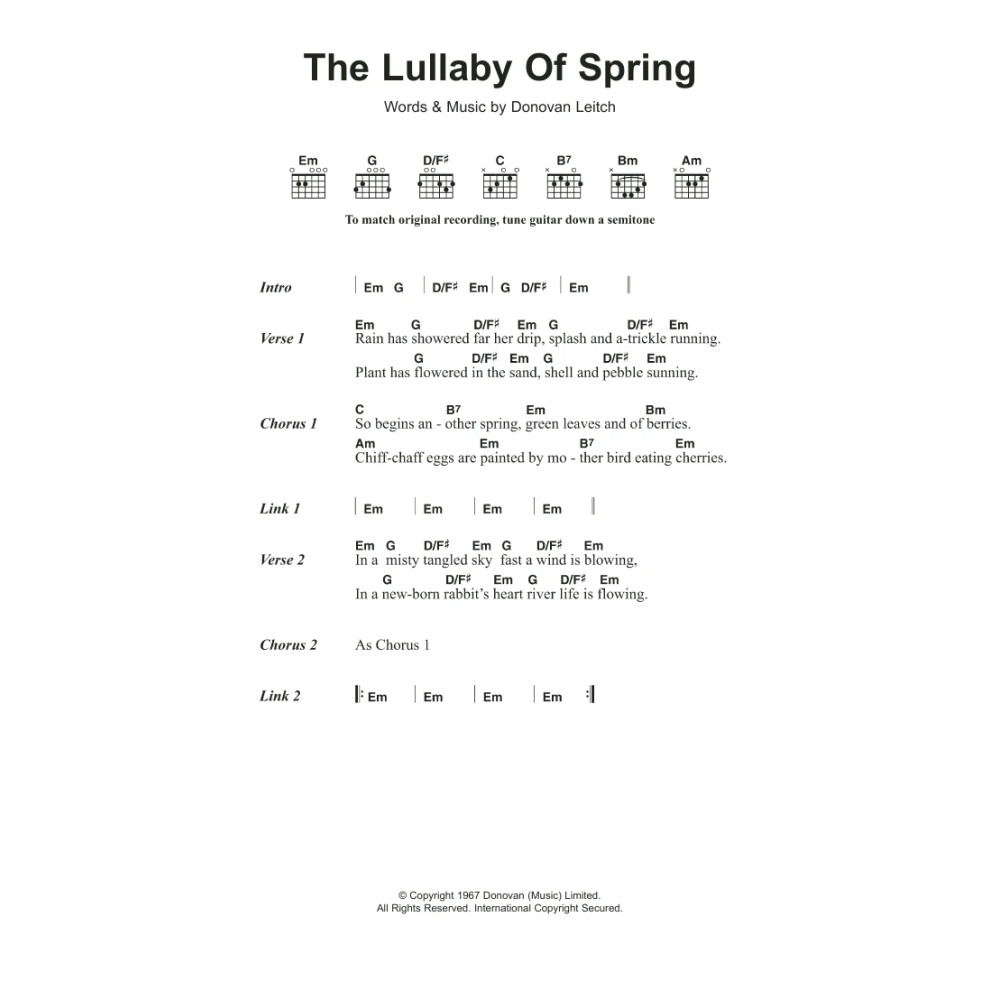 The Lullaby Of Spring