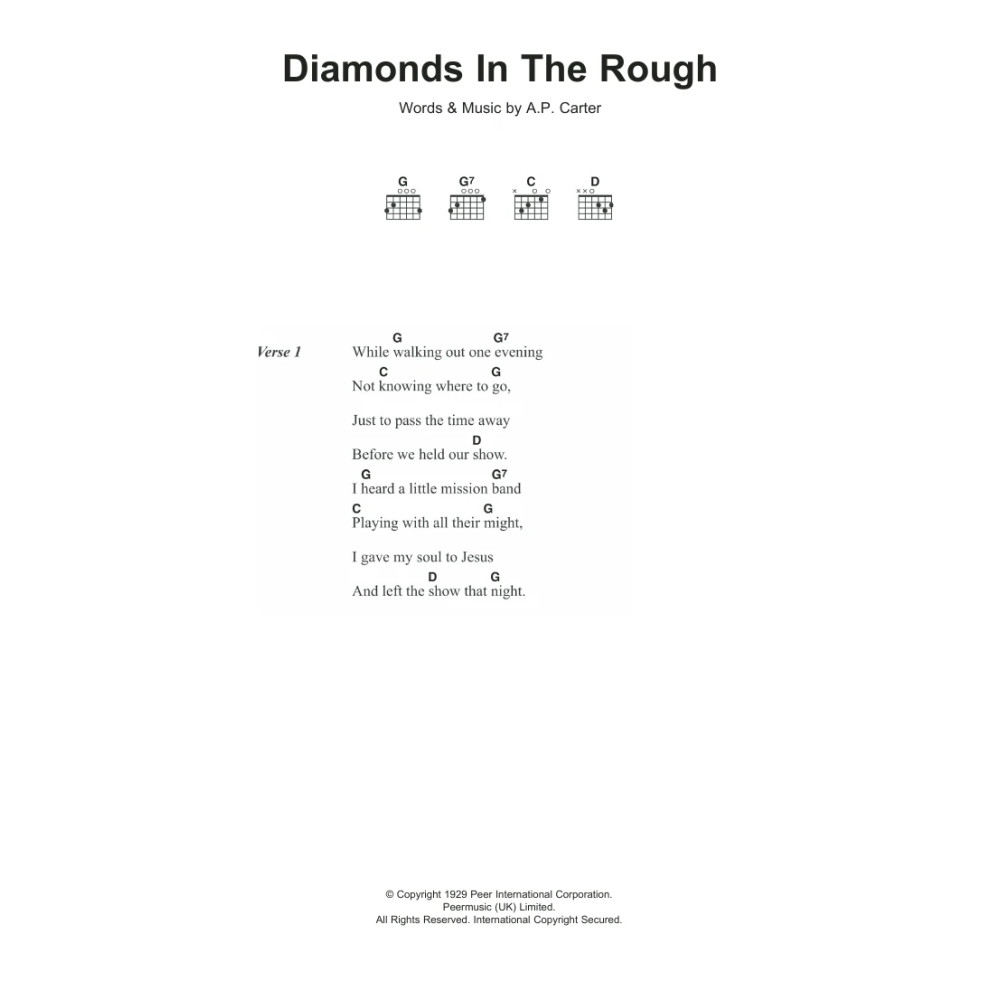 Diamonds In The Rough