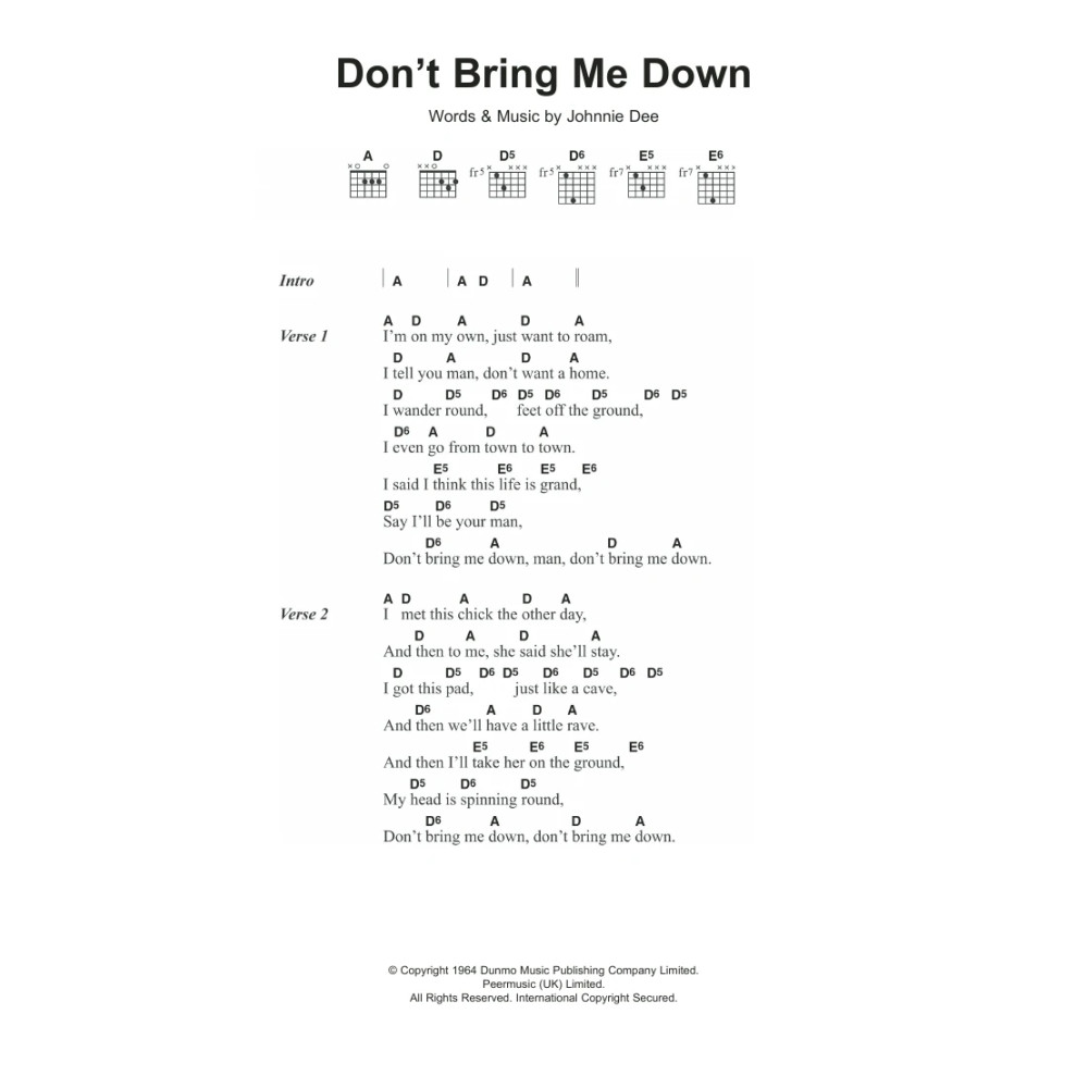 Don't Bring Me Down