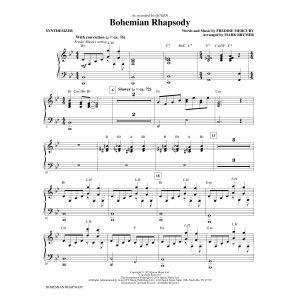 Bohemian Rhapsody (arr. Mark Brymer) - Synthesizer
