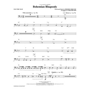 Bohemian Rhapsody (arr. Mark Brymer) - Electric Bass