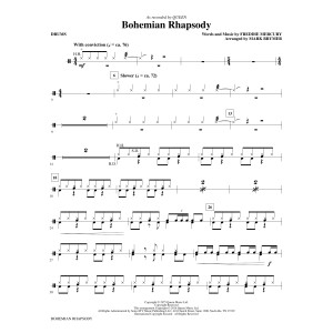 Bohemian Rhapsody (arr. Mark Brymer) - Drums
