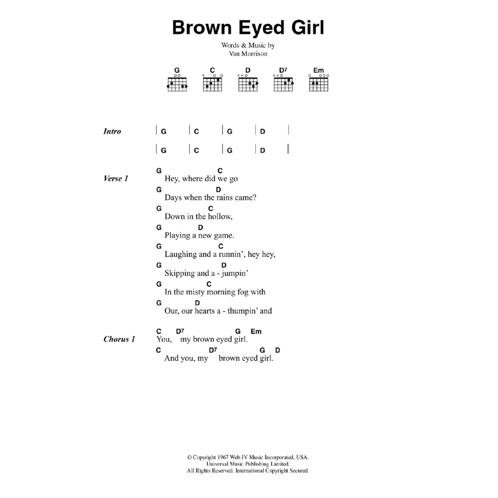 Brown Eyed Girl