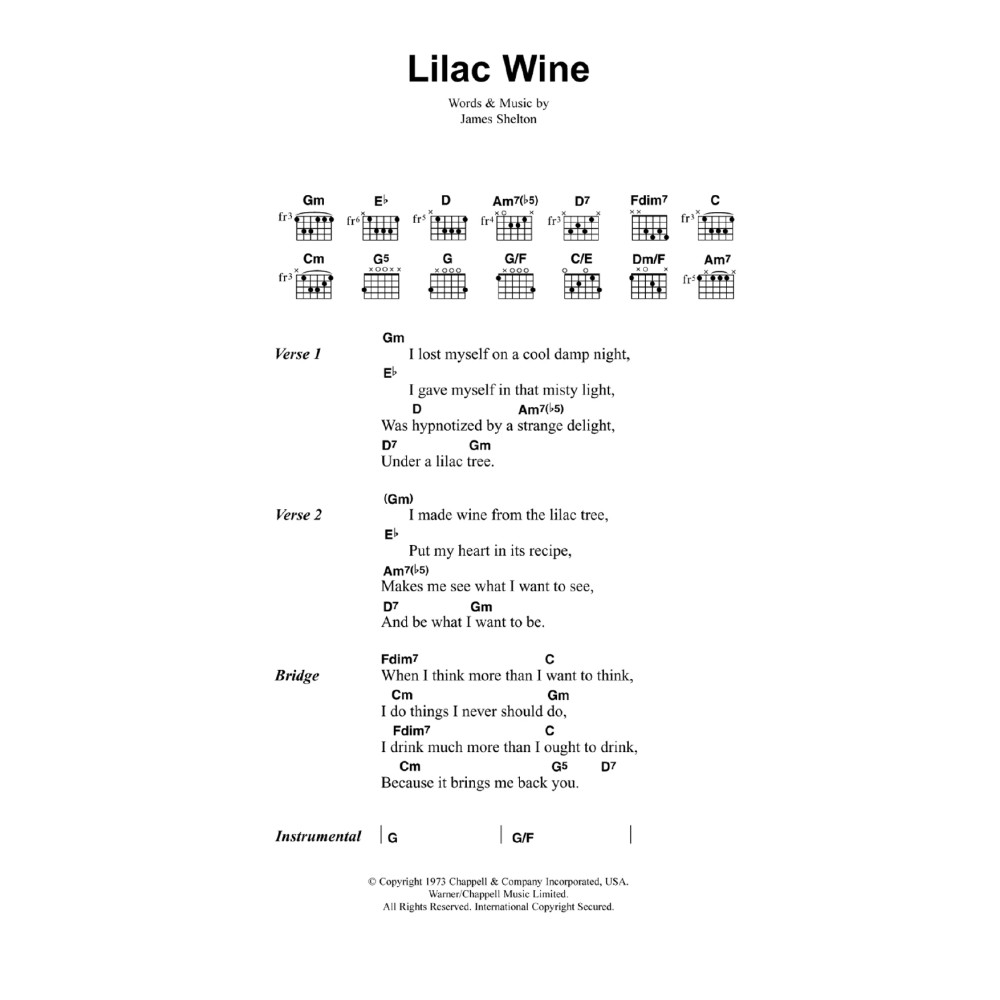 Lilac Wine