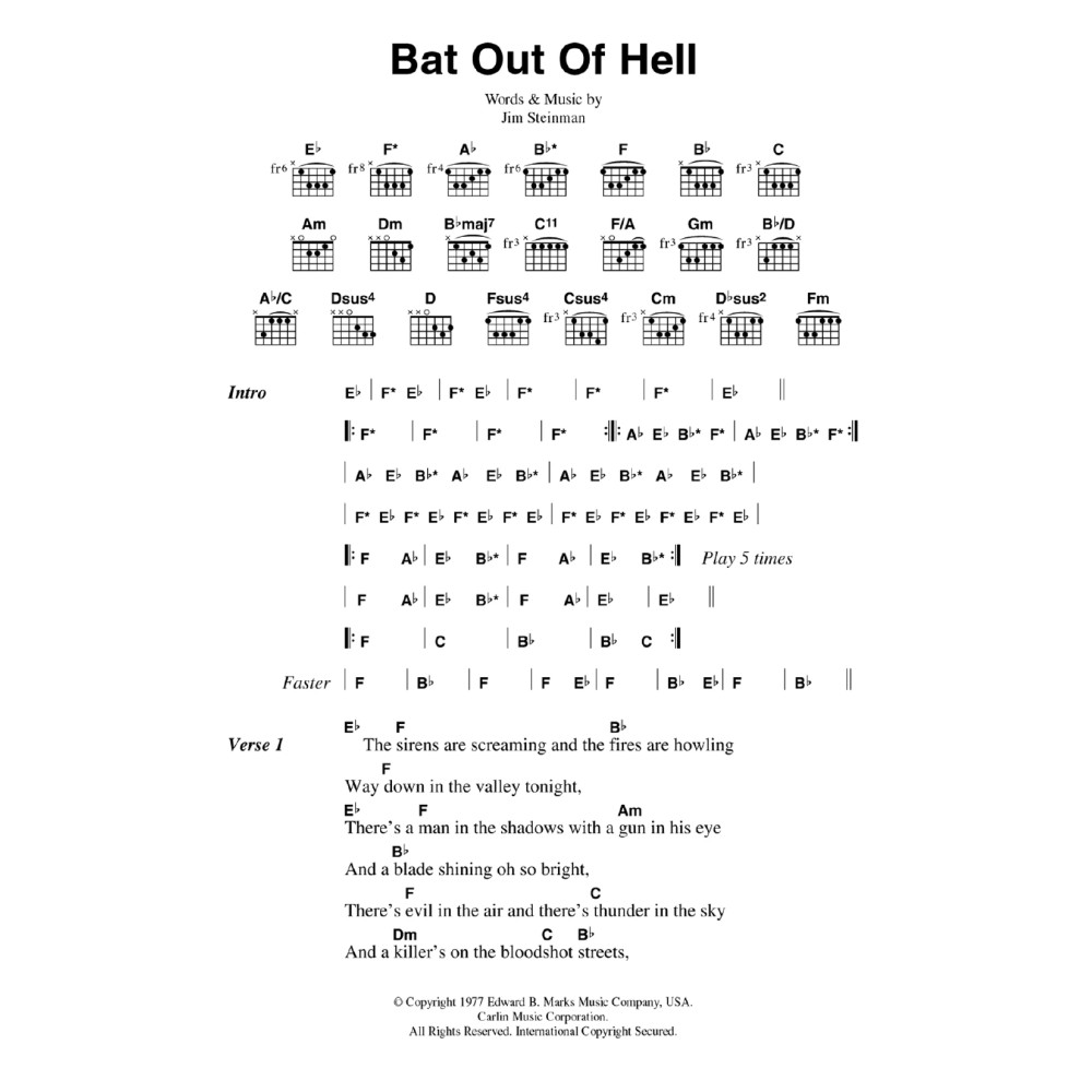 Bat Out Of Hell