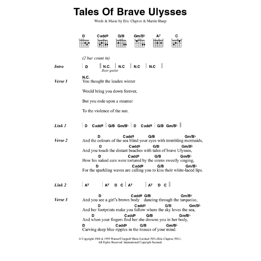 Tales Of Brave Ulysses