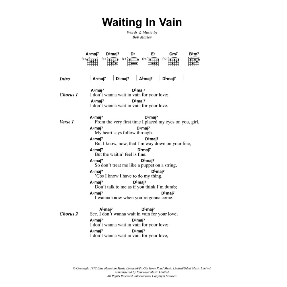 Waiting In Vain