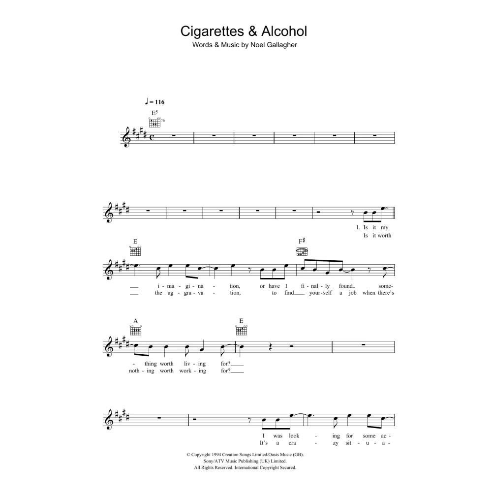 Cigarettes and Alcohol