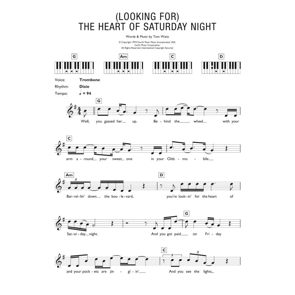 (Looking For) The Heart Of Saturday Night