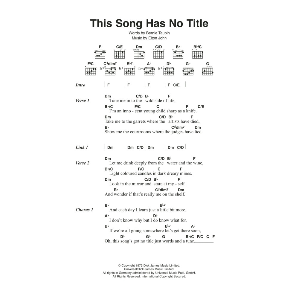 This Song Has No Title
