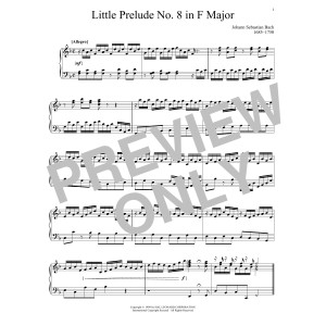 Little Prelude No. 8 in F Major