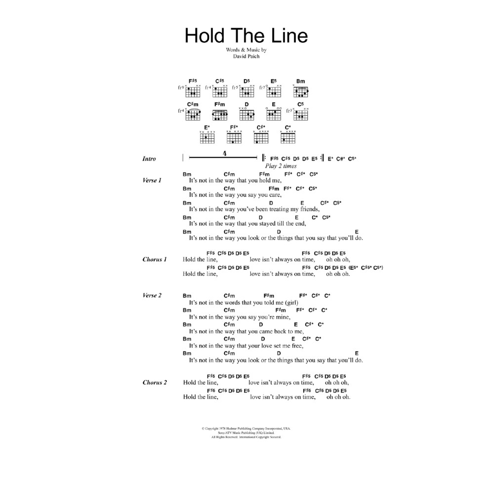 Hold The Line
