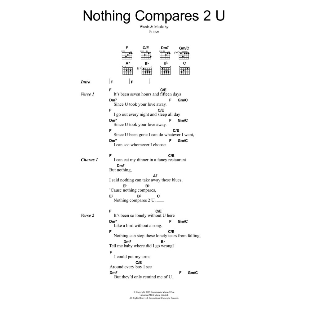 Nothing Compares 2 U