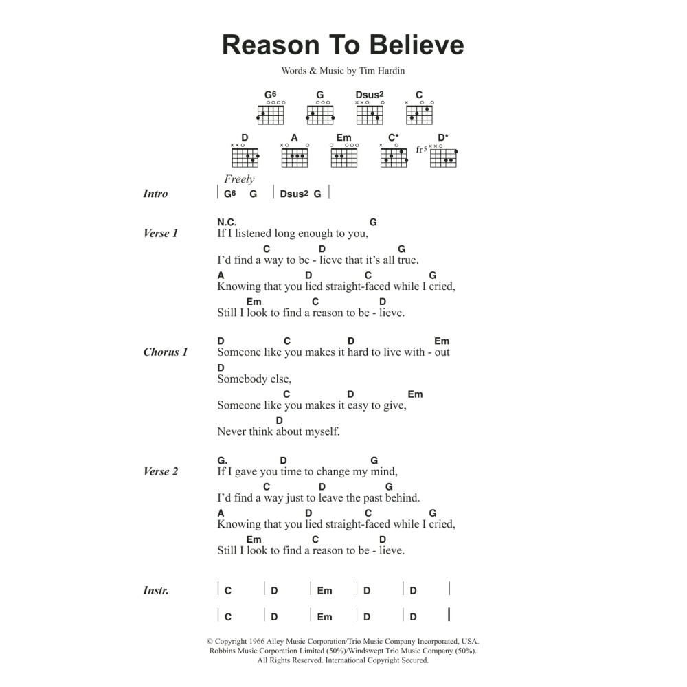 Reason To Believe