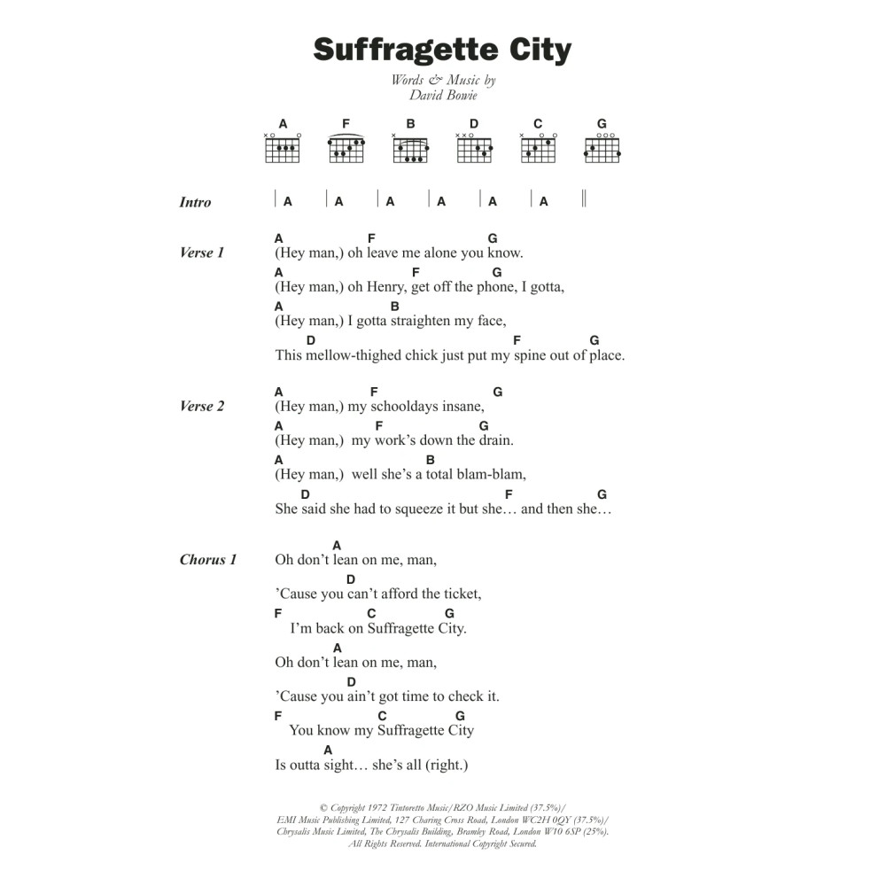 Suffragette City