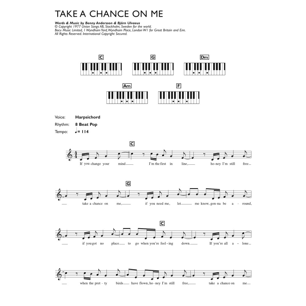 Take A Chance On Me