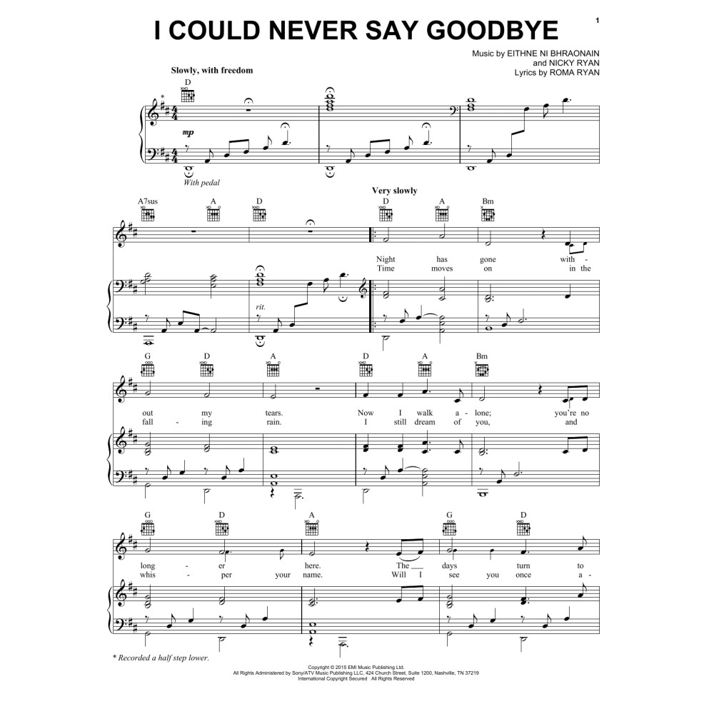 I Could Never Say Goodbye