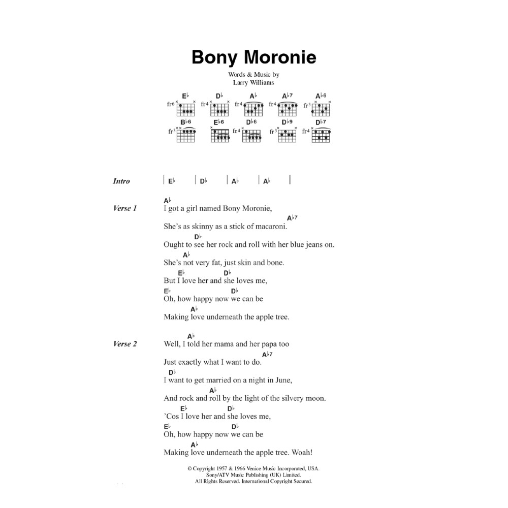Bony Moronie