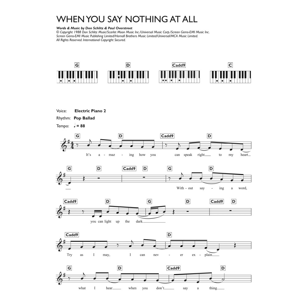 When You Say Nothing At All