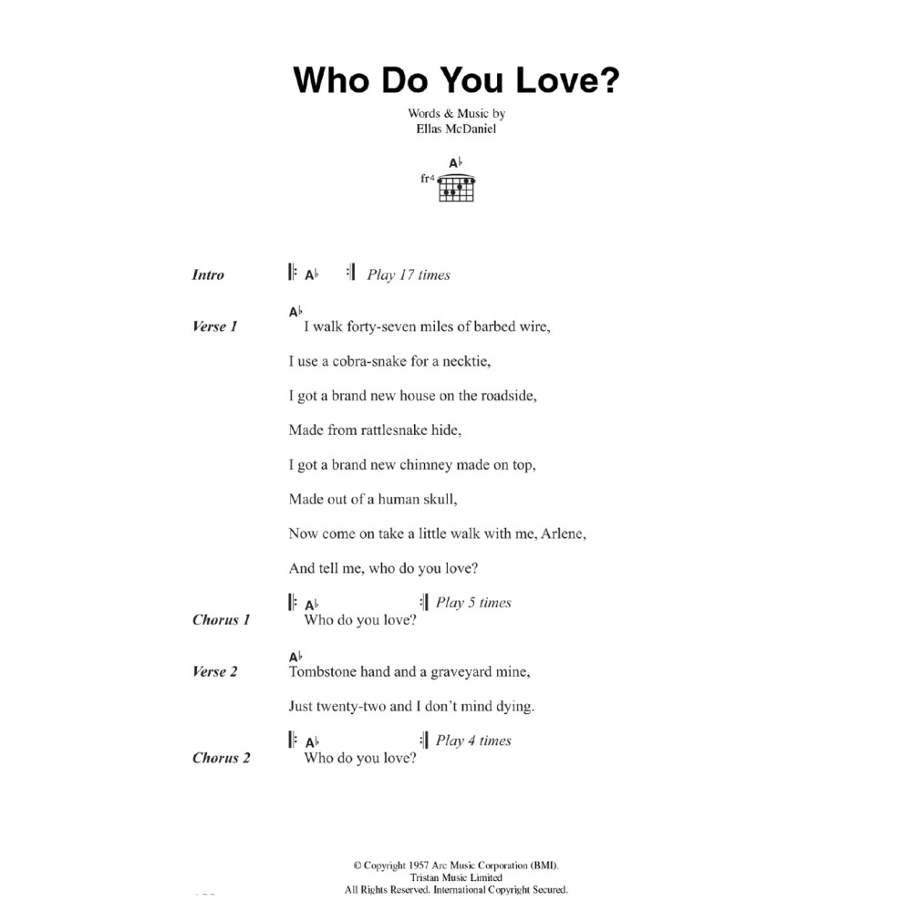 Who Do You Love