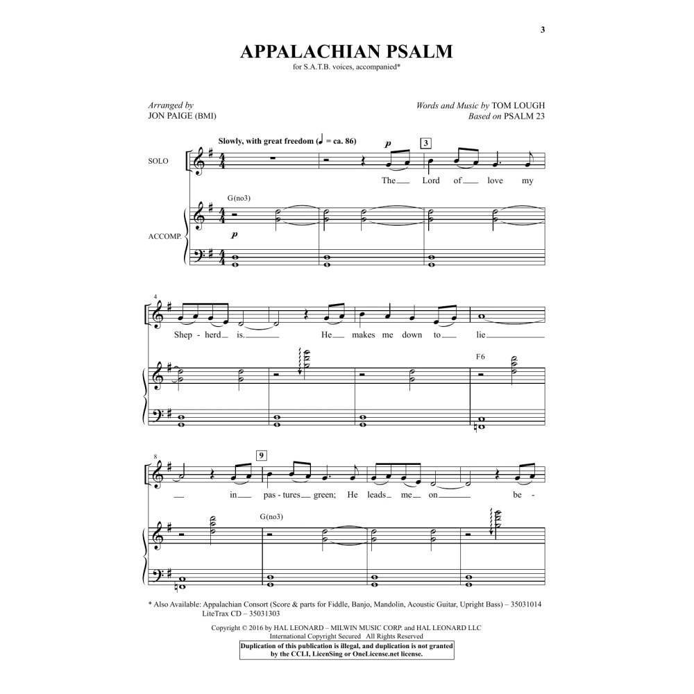 Appalachian Psalm