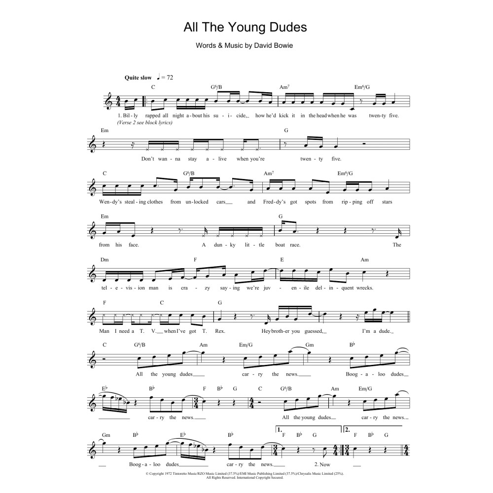 All The Young Dudes