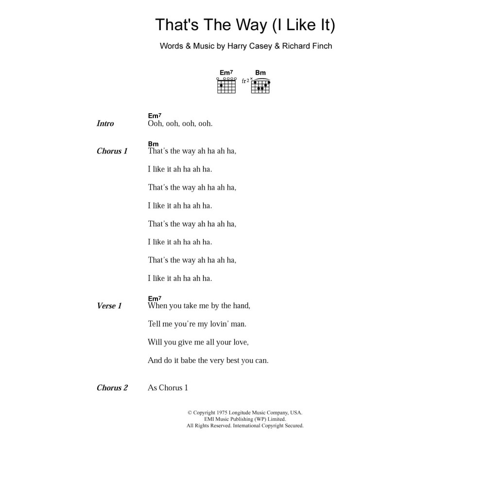 That's The Way (I Like It)