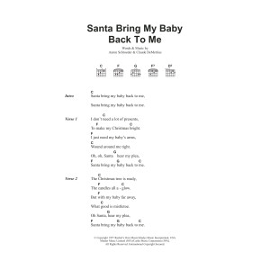 Santa, Bring My Baby Back (To Me)