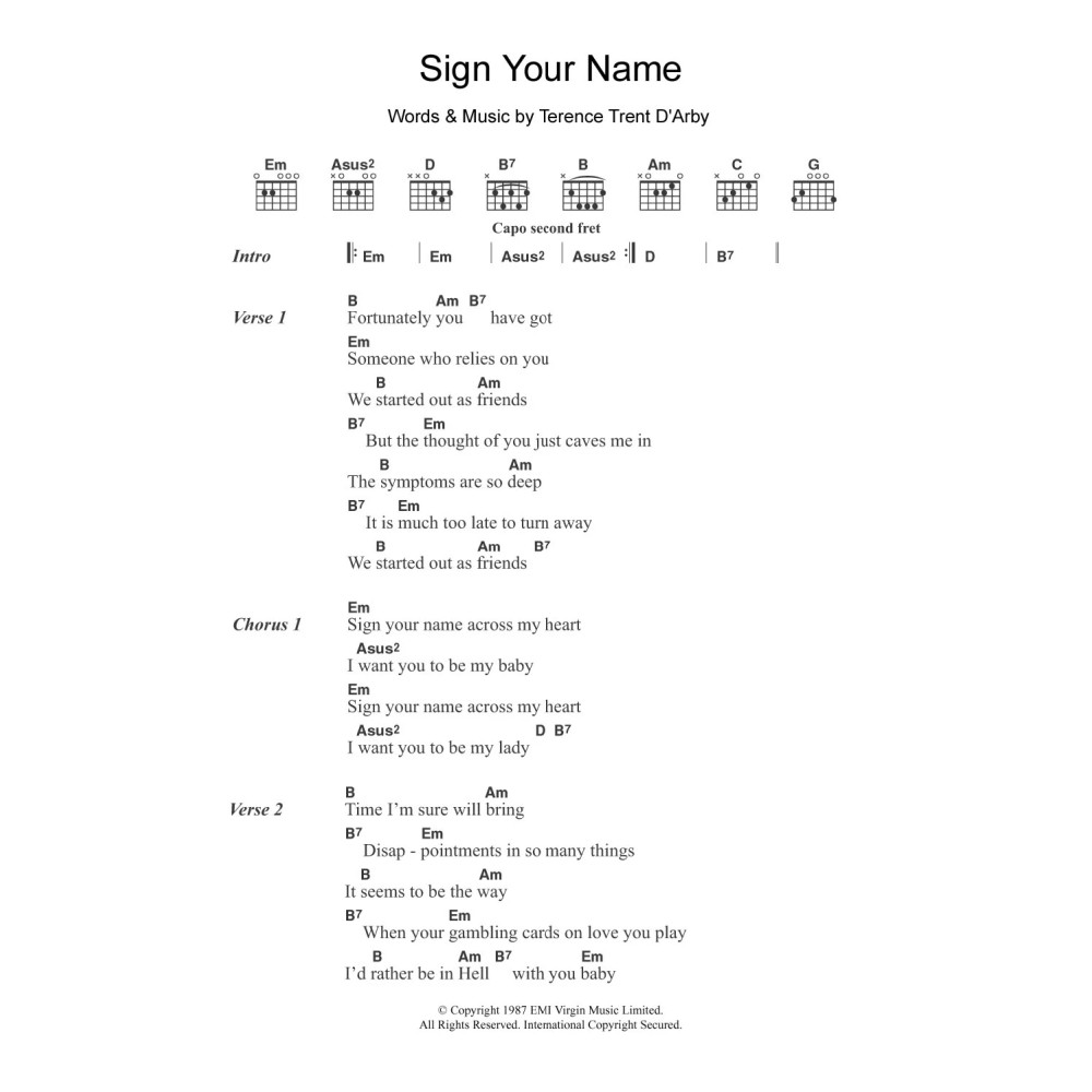 Sign Your Name