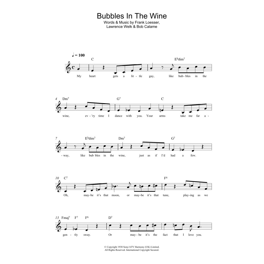 Bubbles In The Wine