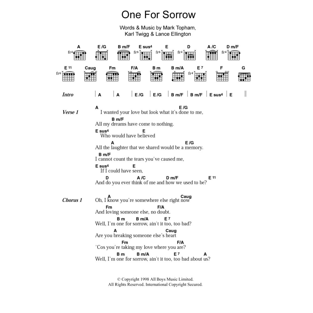 One For Sorrow