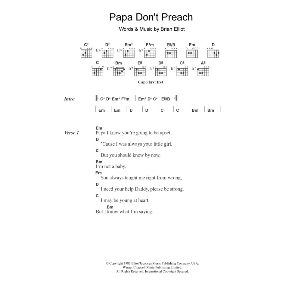 Papa Don't Preach