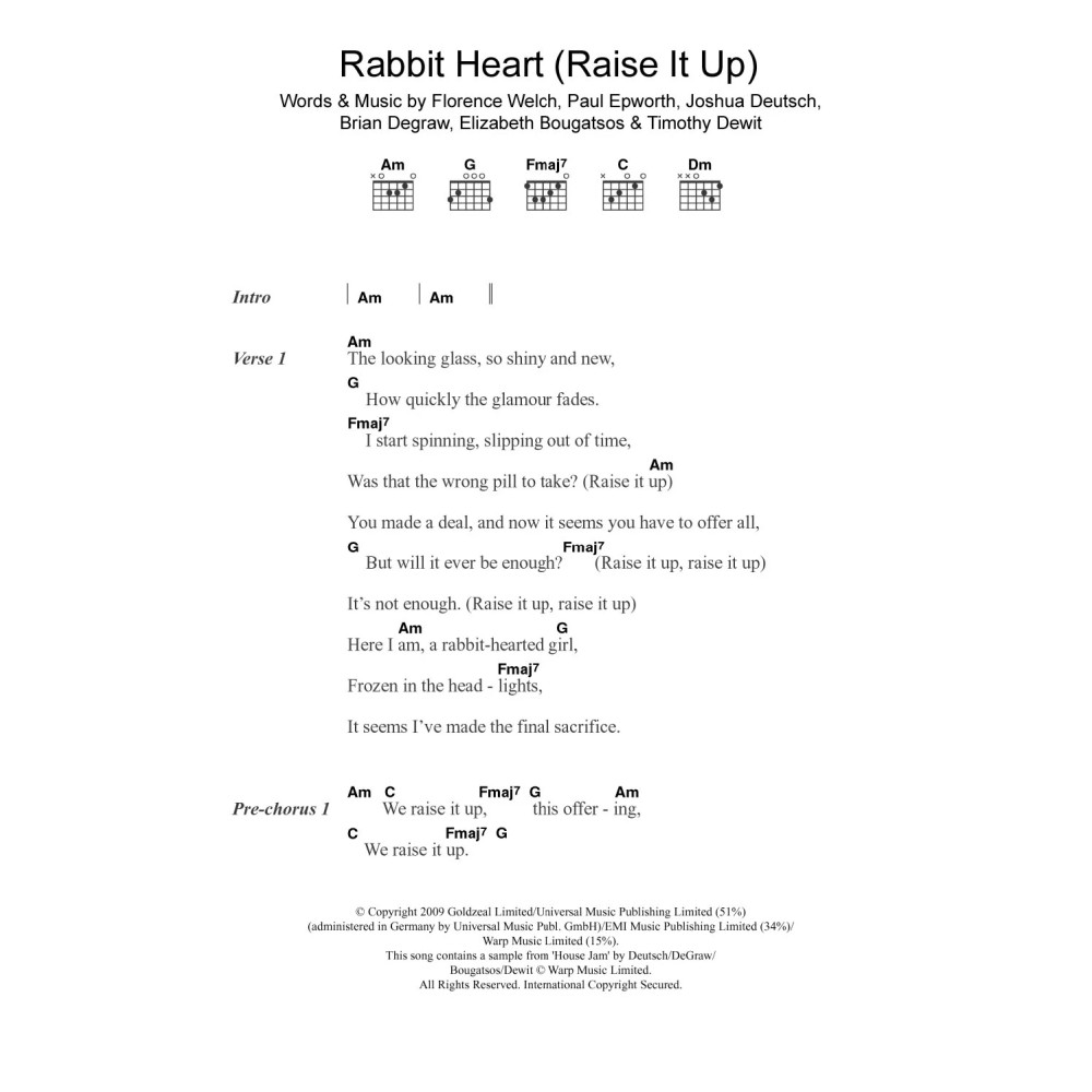 Rabbit Heart (Raise It Up)