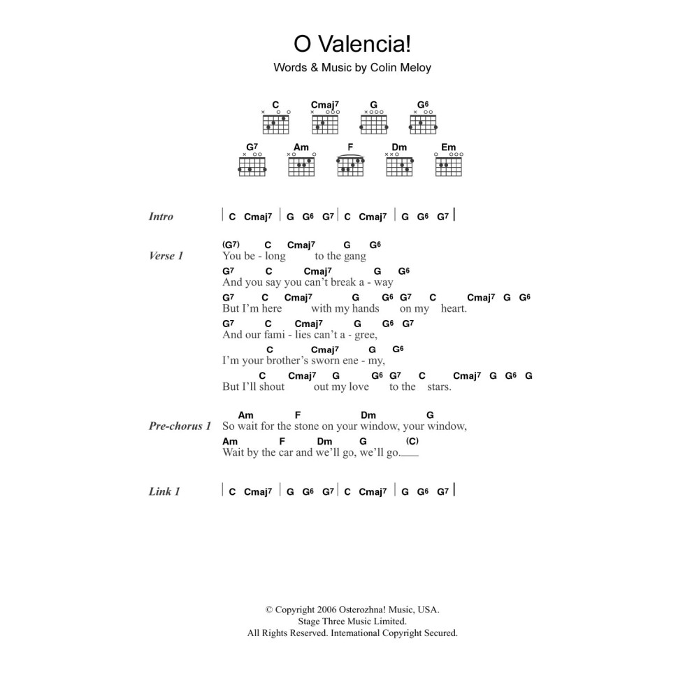 O Valencia!