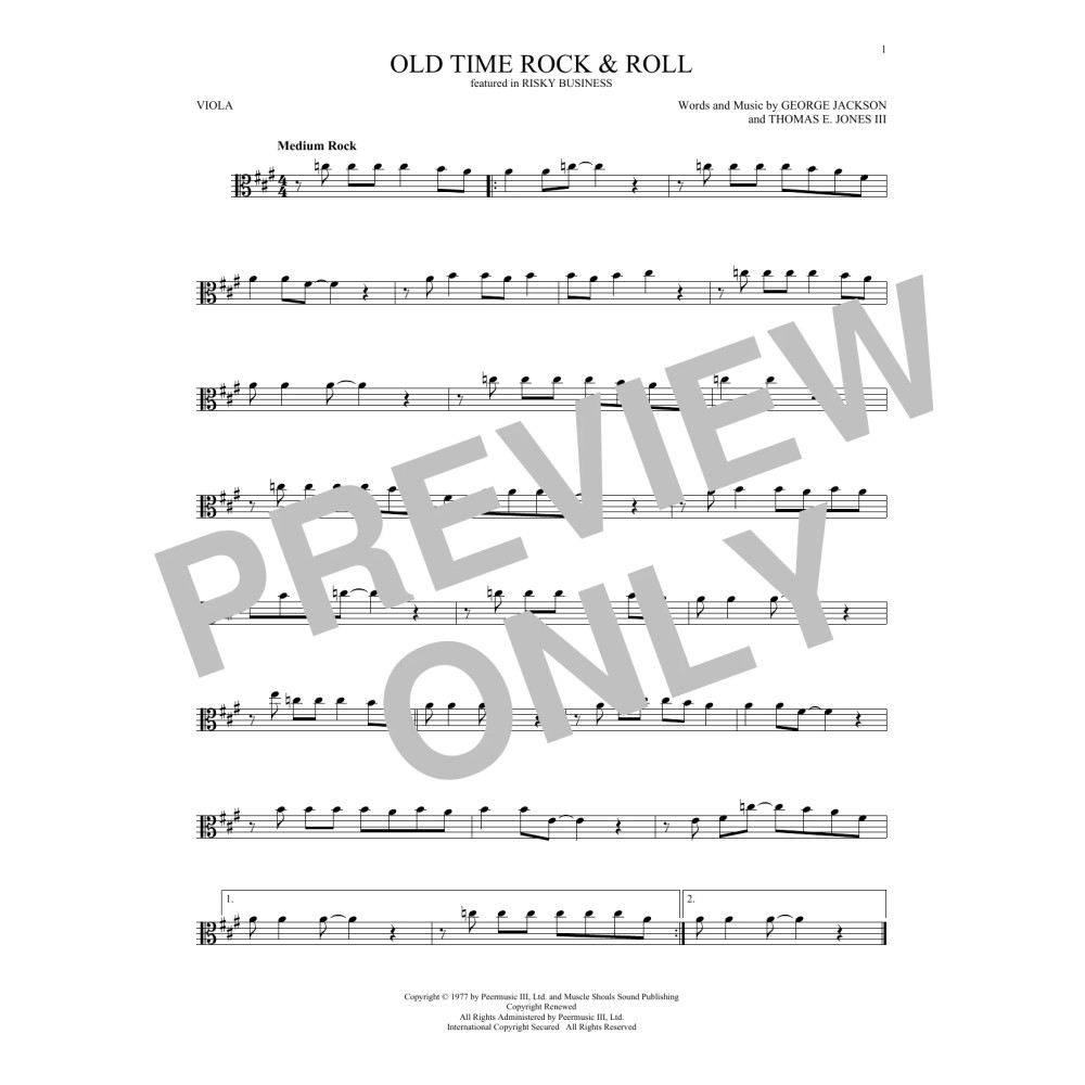 Old Time Rock & Roll