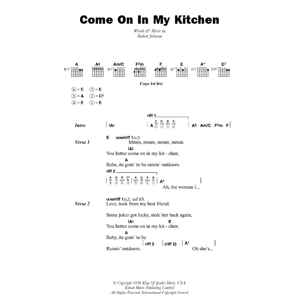 Come On In My Kitchen
