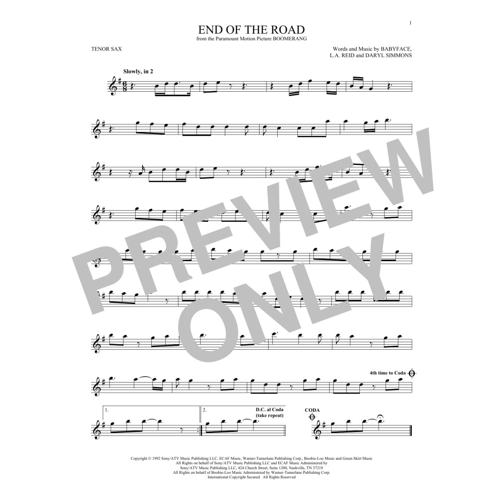 End Of The Road