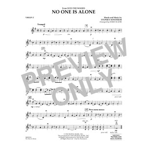 No One Is Alone (from Into The Woods) - Violin 2