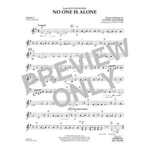 No One Is Alone (from Into The Woods) - Violin 3 (Viola Treble Clef)