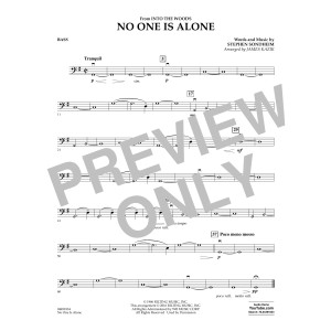 No One Is Alone (from Into The Woods) - Bass