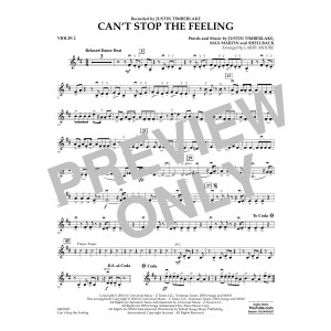 Can't Stop the Feeling - Violin 2