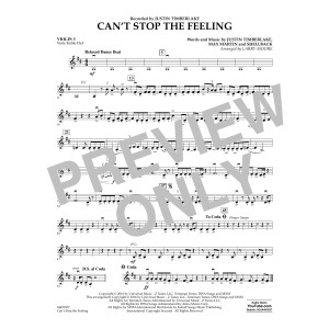 Can't Stop the Feeling - Violin 3 (Viola Treble Clef)