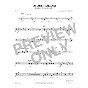 Joyous Holiday (based on Oh How Joyfully) - Bass