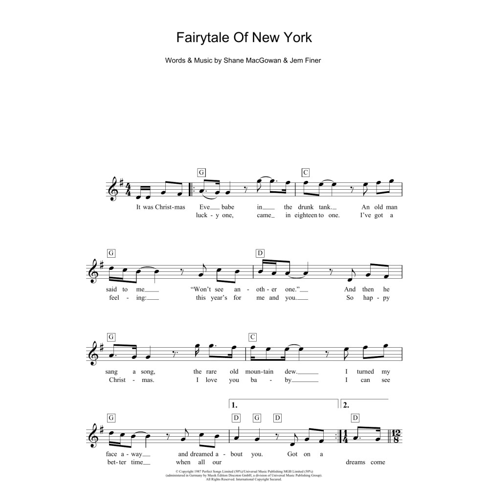 Fairytale Of New York