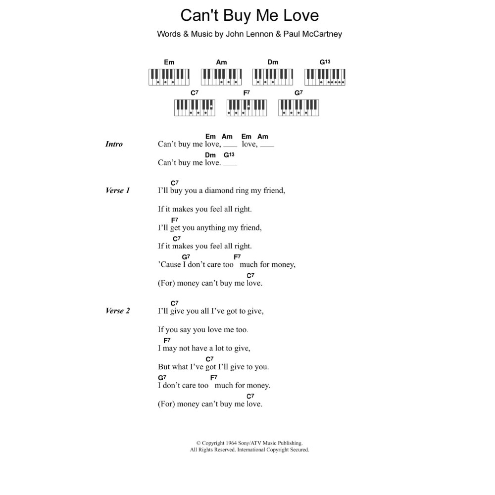 Can't Buy Me Love